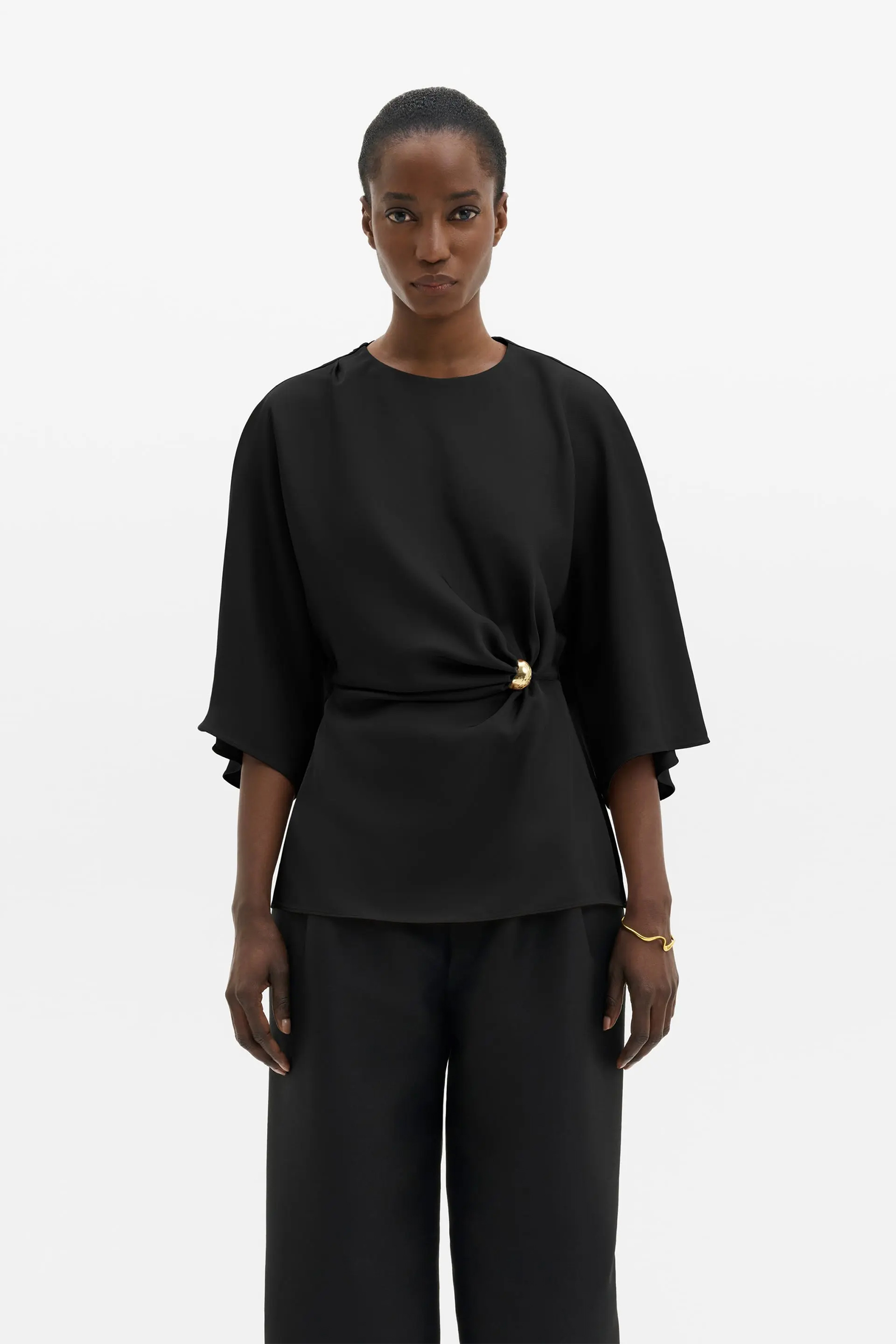 Zilla Blouse, Black