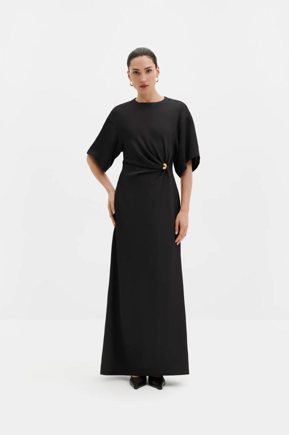 Zilla Maxi Dress, Black