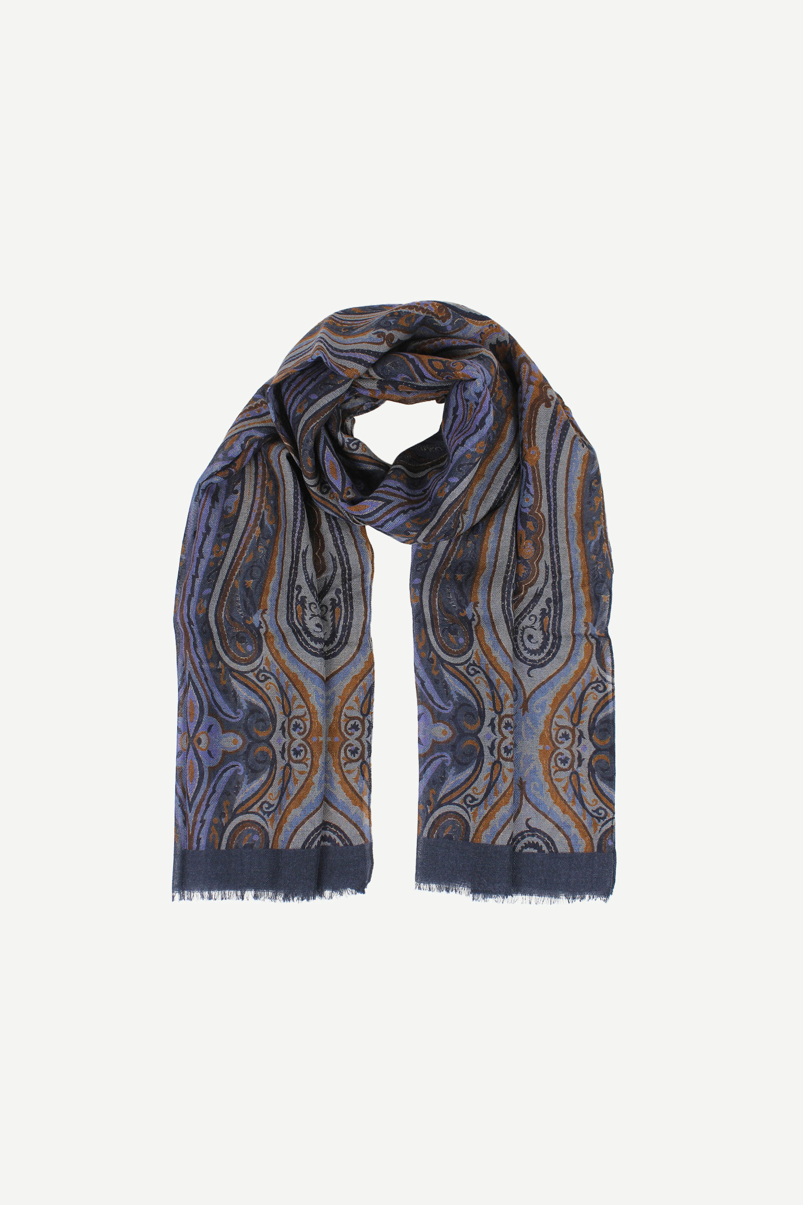 Melwin Wool Scarf, Blå