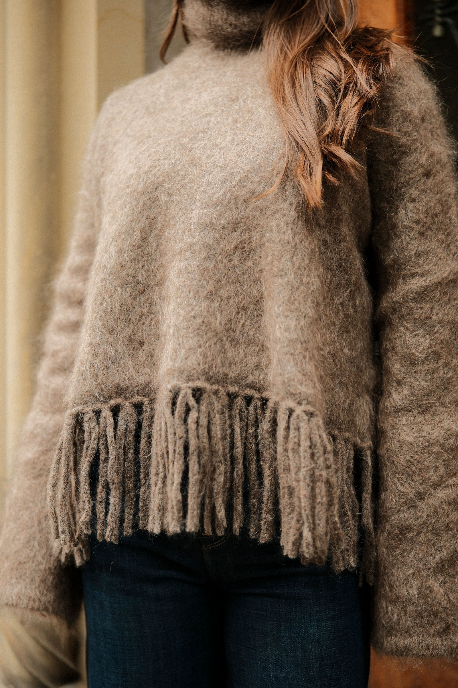 Milena Chunky Sweater, Brown - Bilde 4