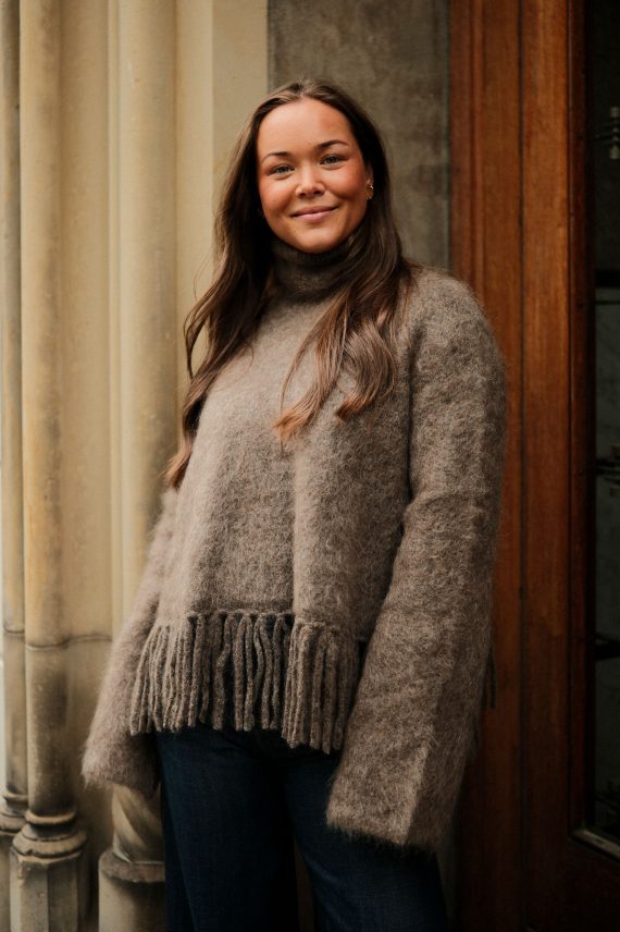 Milena Chunky Sweater, Brown