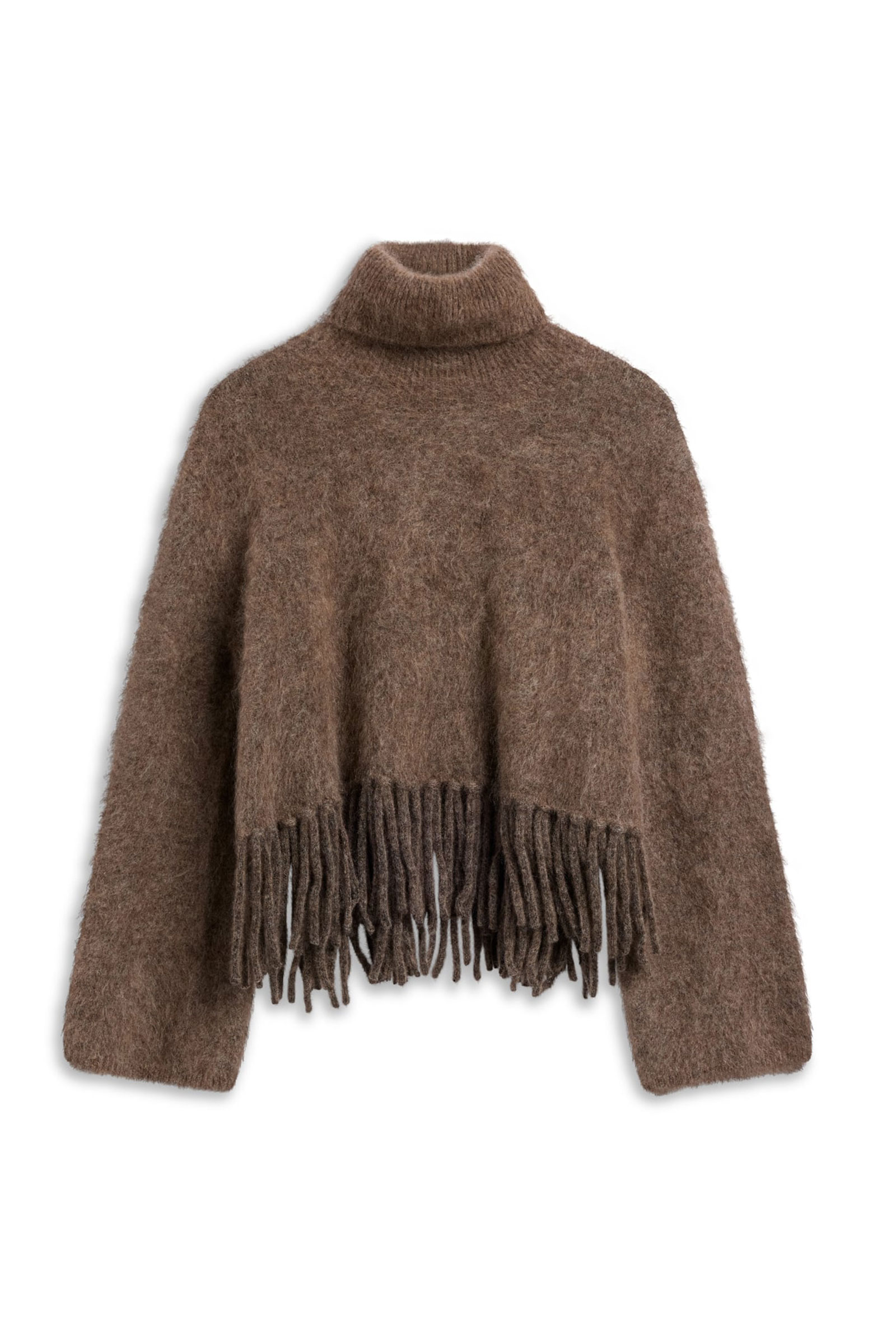 Milena Chunky Sweater, Brown - Bilde 9