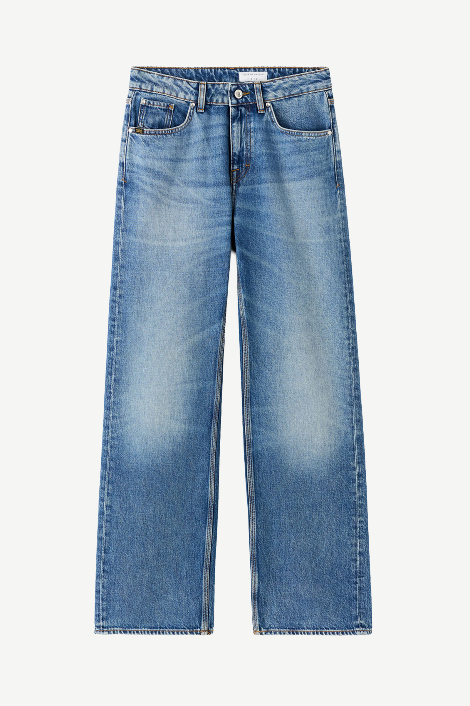 Milis Botanic Mid-Rise Jeans, Blue - Bilde 9