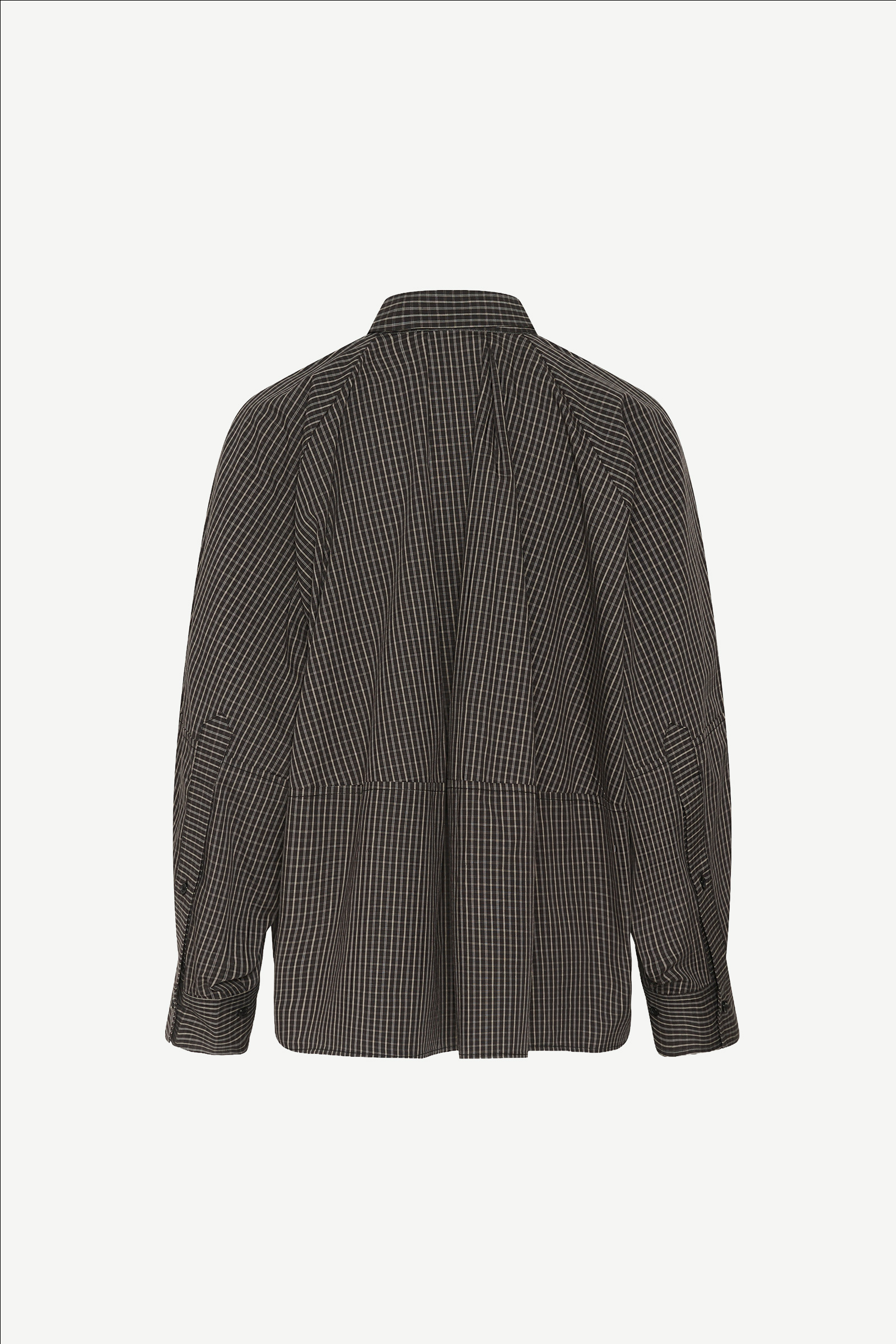 MillesIW Loose Shirt, Black Graphic Check - Bilde 9