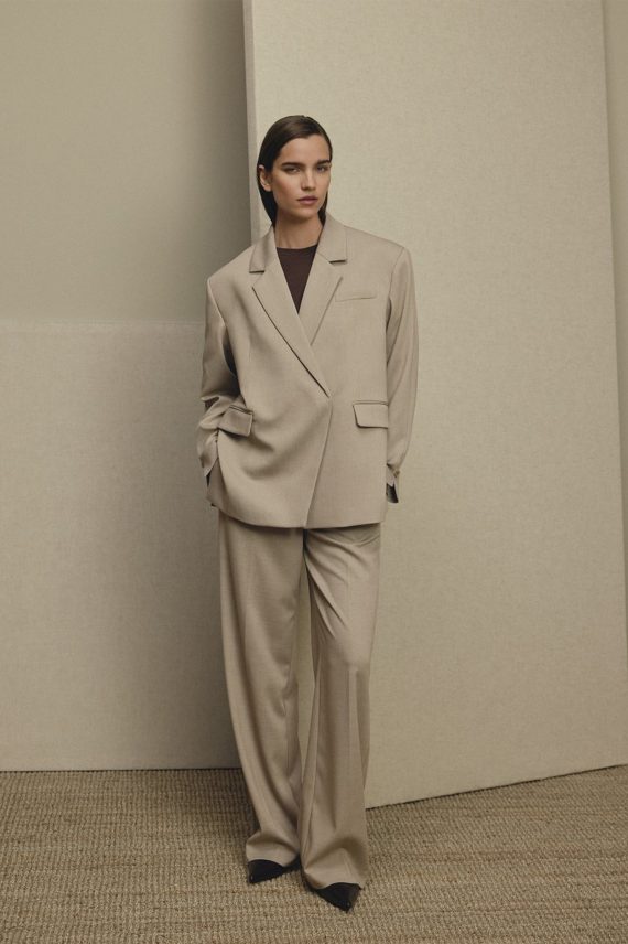 Marceli HW Pants Long, Beige