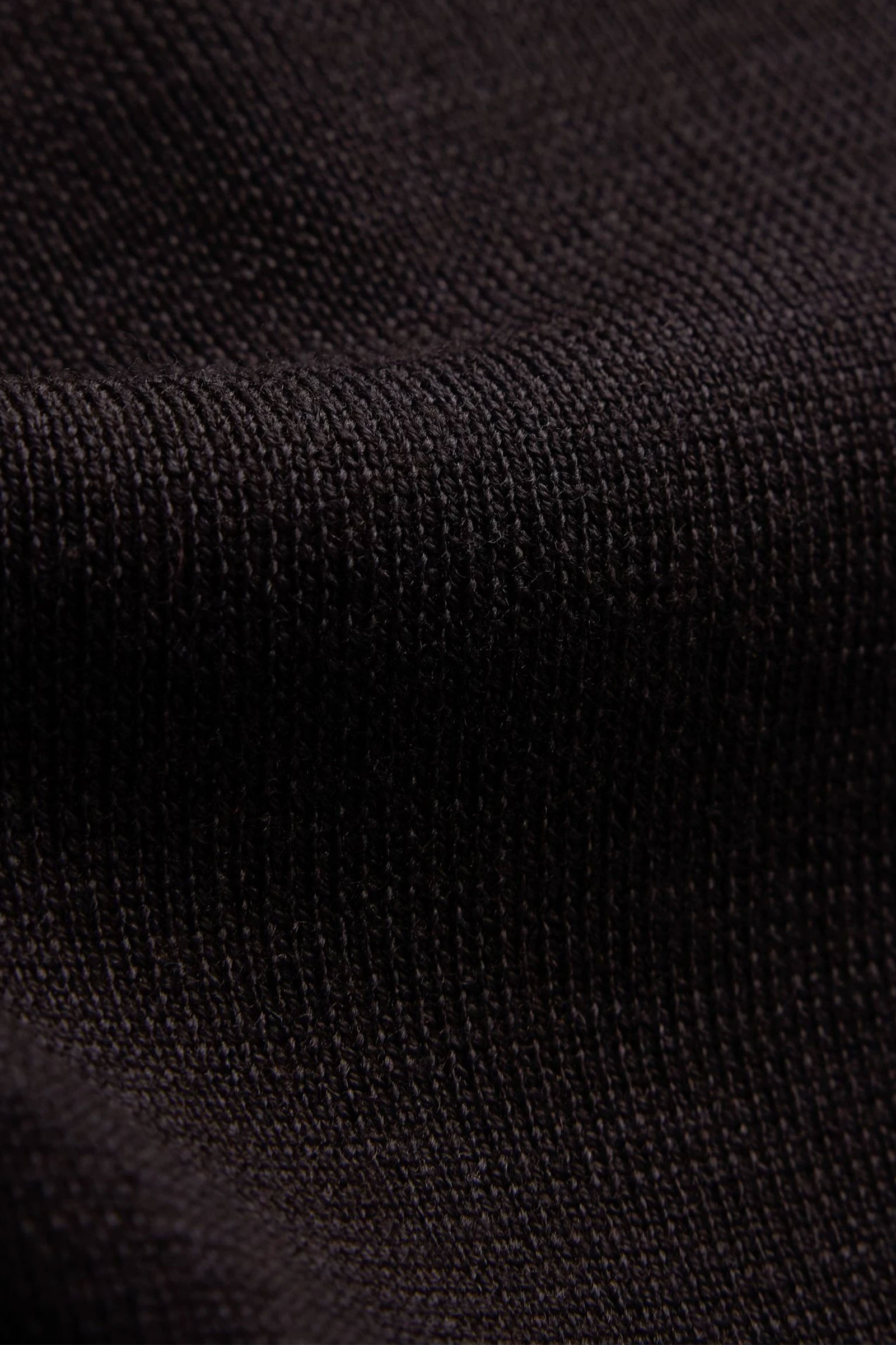 Nelly Merino Tee, Dark Brown - Bilde 2