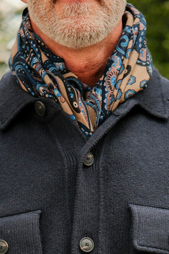 Daniel Wool Scarf, Beige