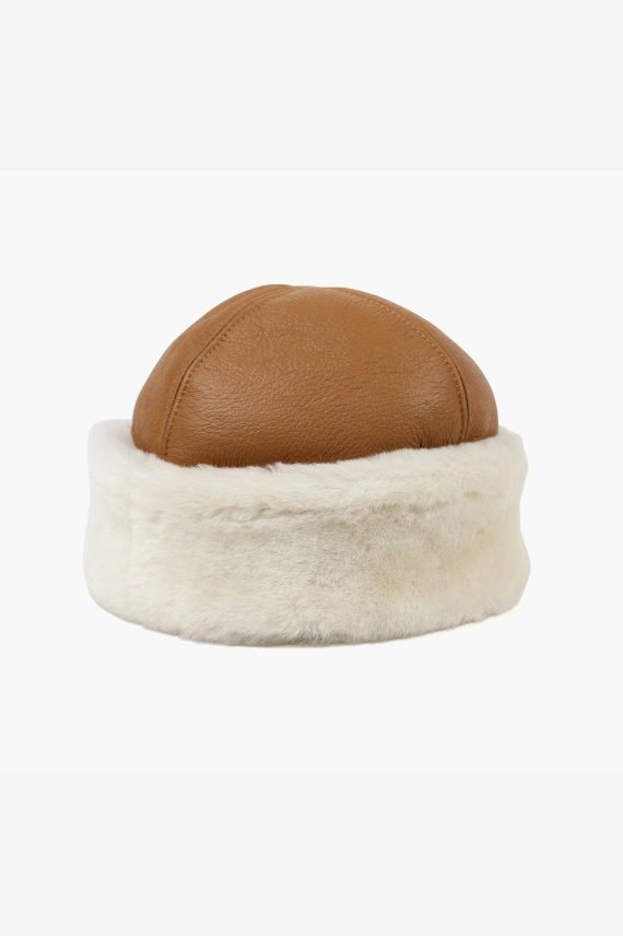 Ina Leather Shearling Harka, Camel