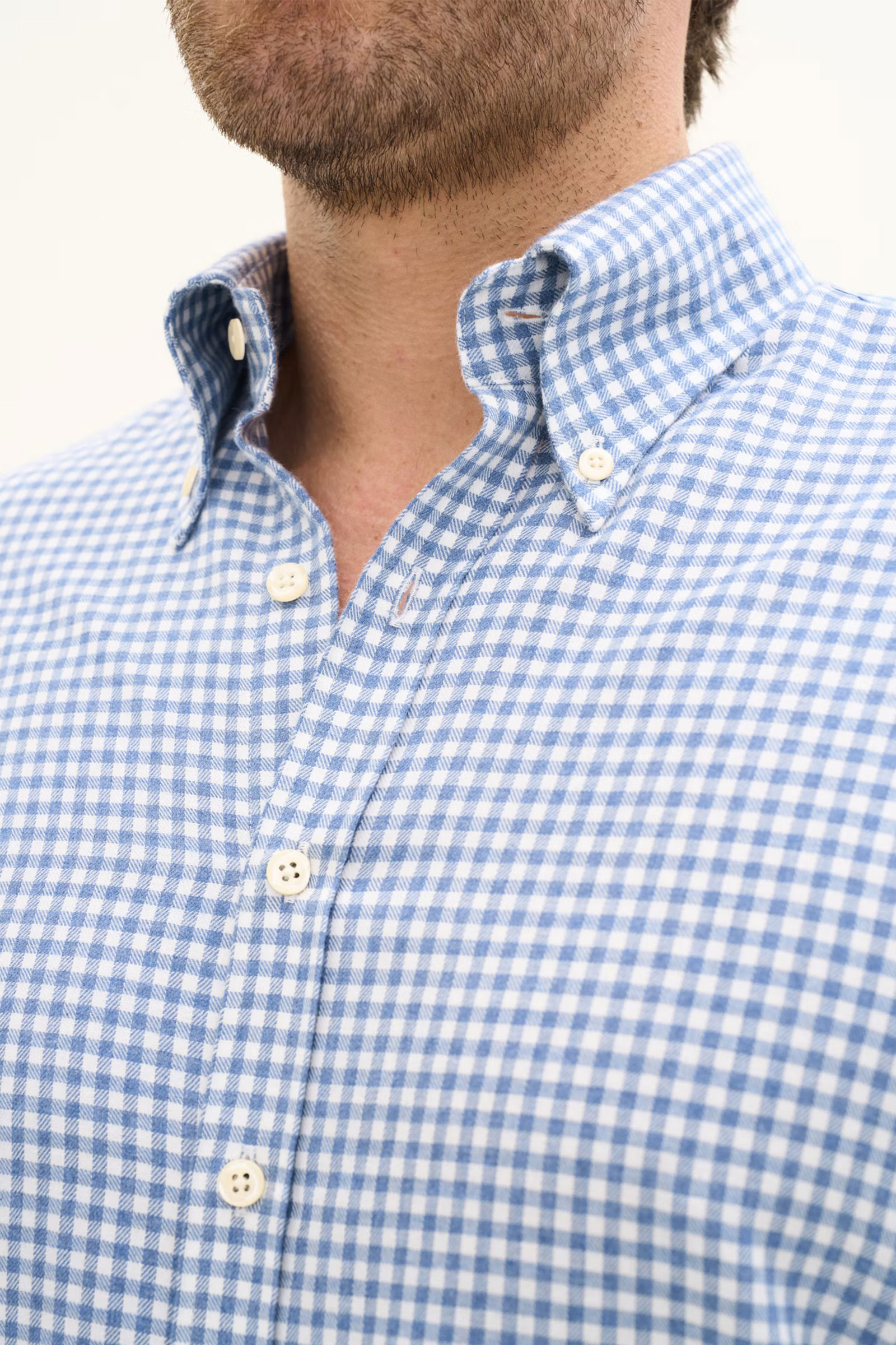 Regular Fit Button Down Royal, Blå - Bilde 3