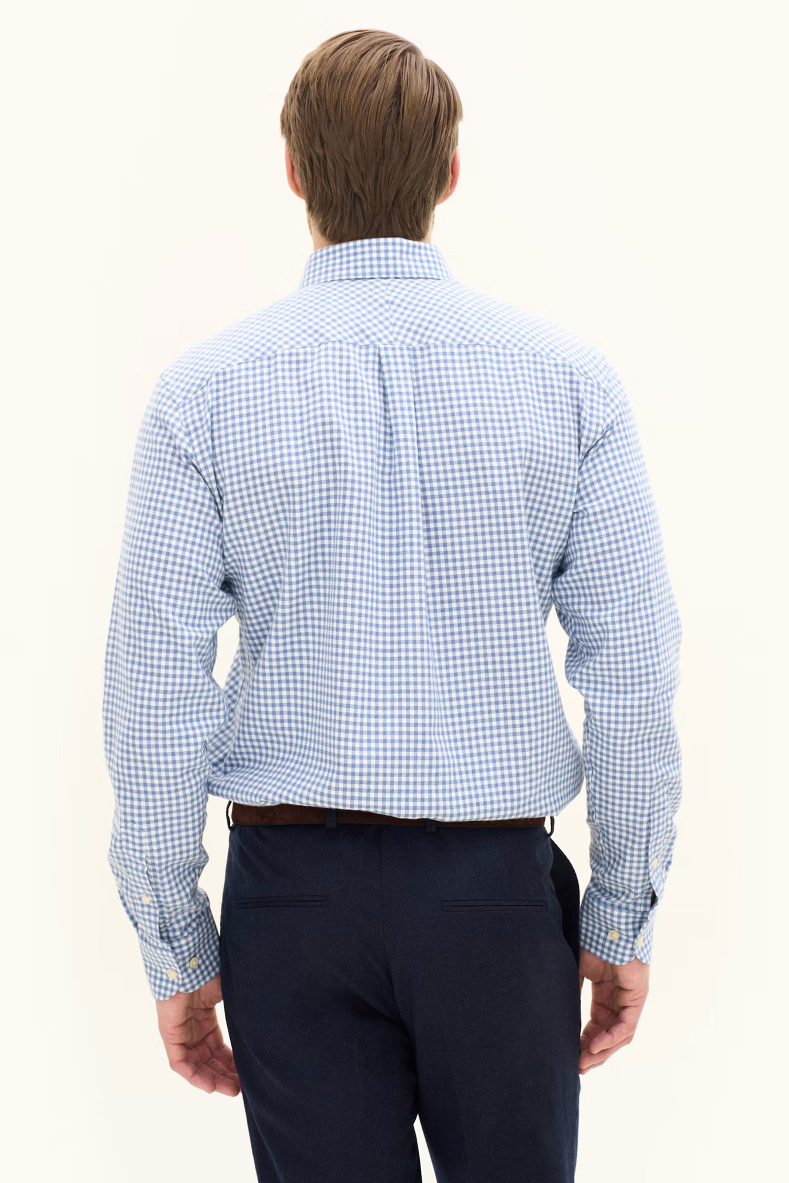Regular Fit Button Down Royal, Blå - Bilde 4