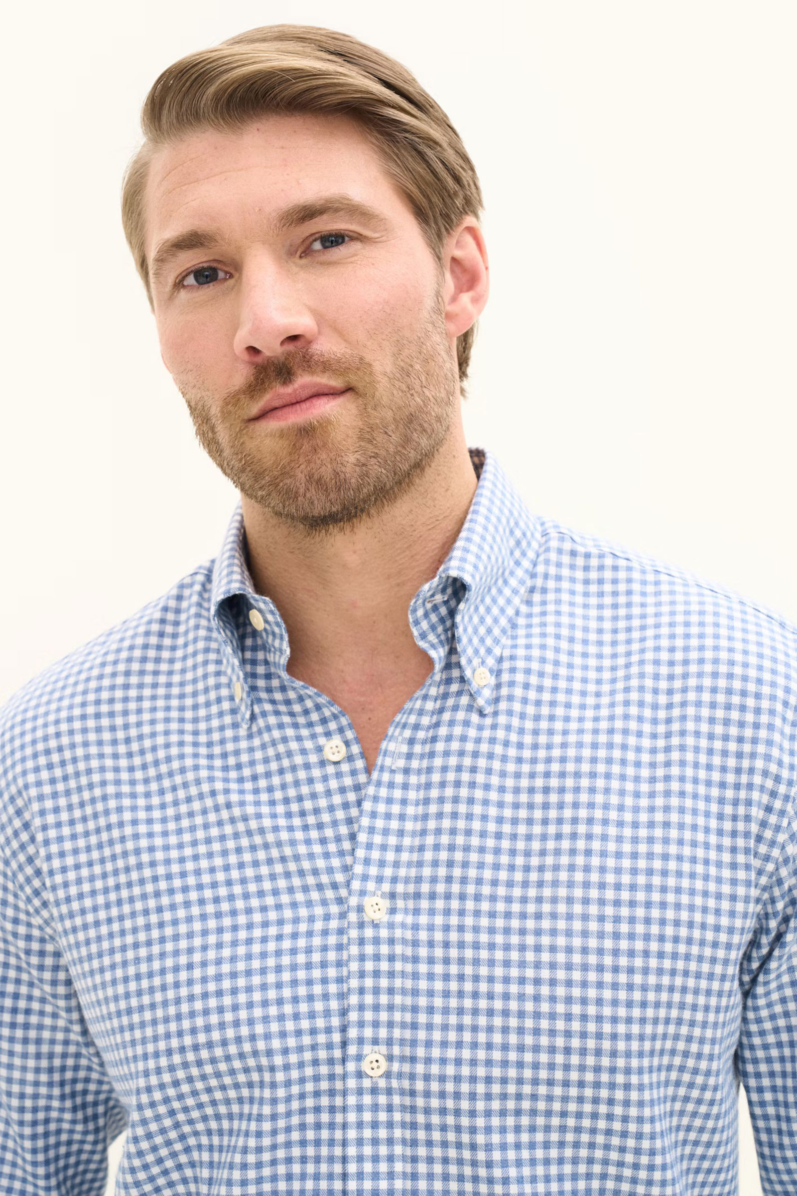 Regular Fit Button Down Royal, Blå - Bilde 6