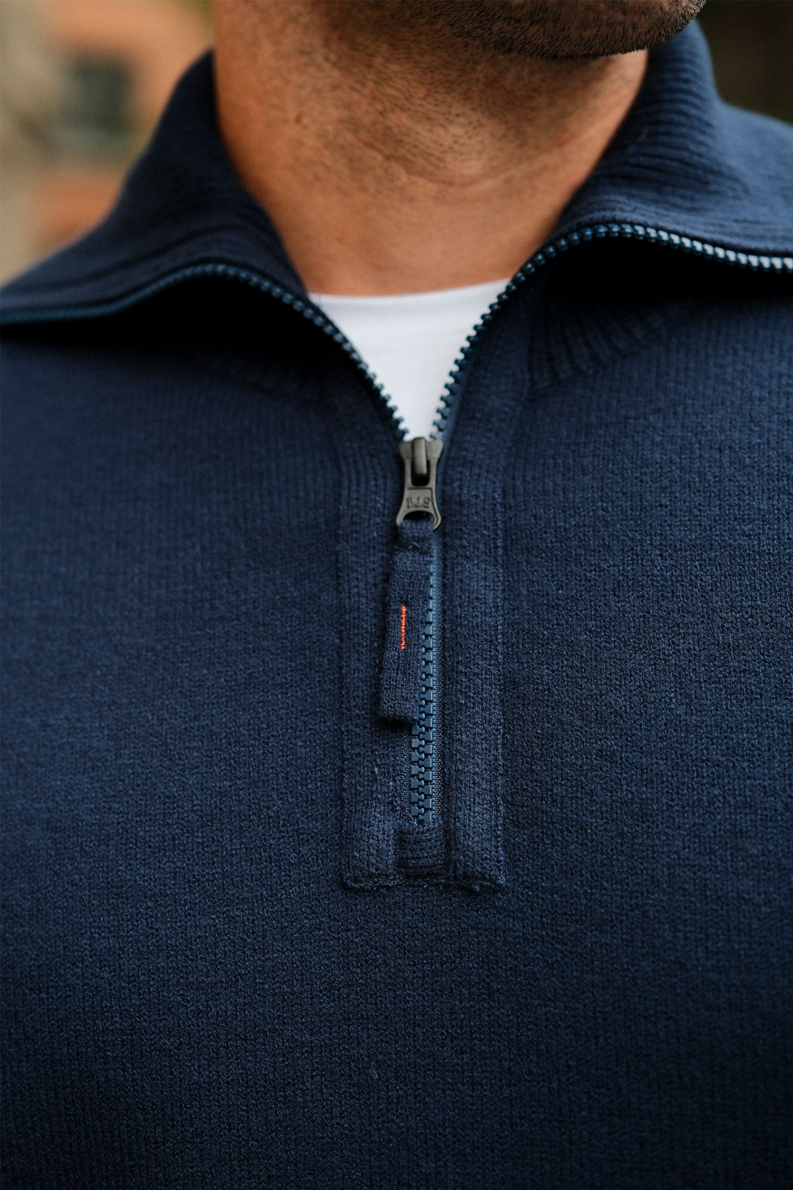 Caldonazzo Half-Zip, Mørk Blå - Bilde 4