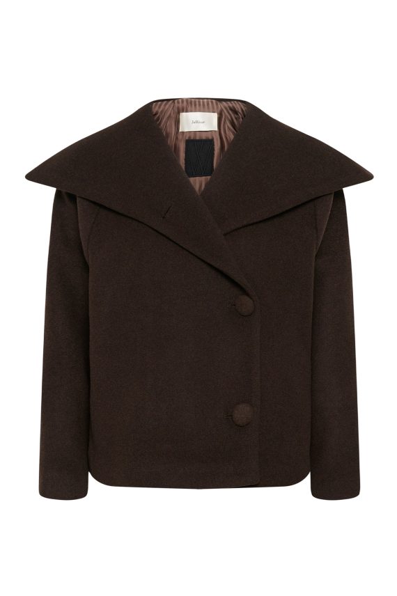 Perry IW Short Coat, Chocolate Brown