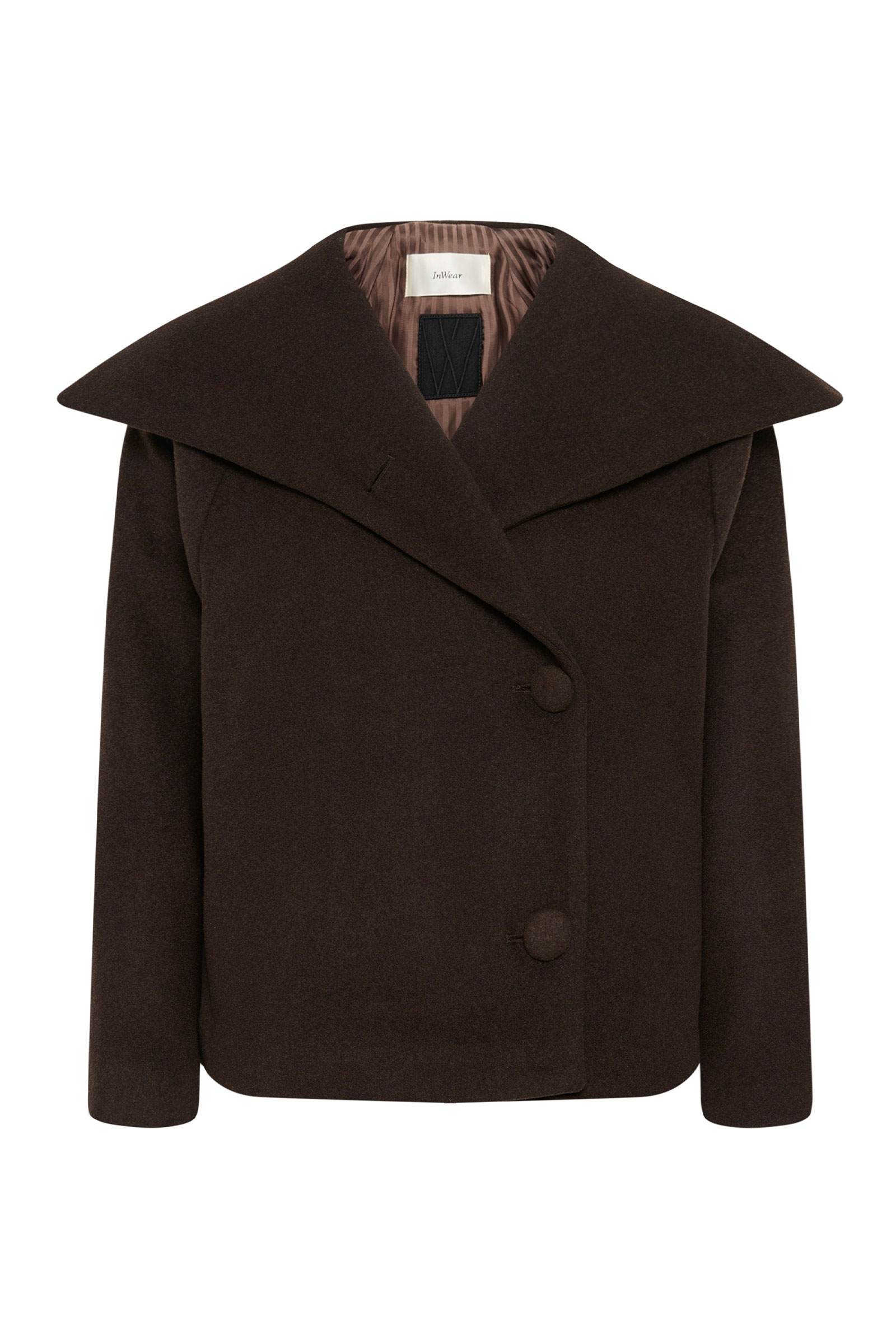 Perry IW Short Coat, Chocolate Brown