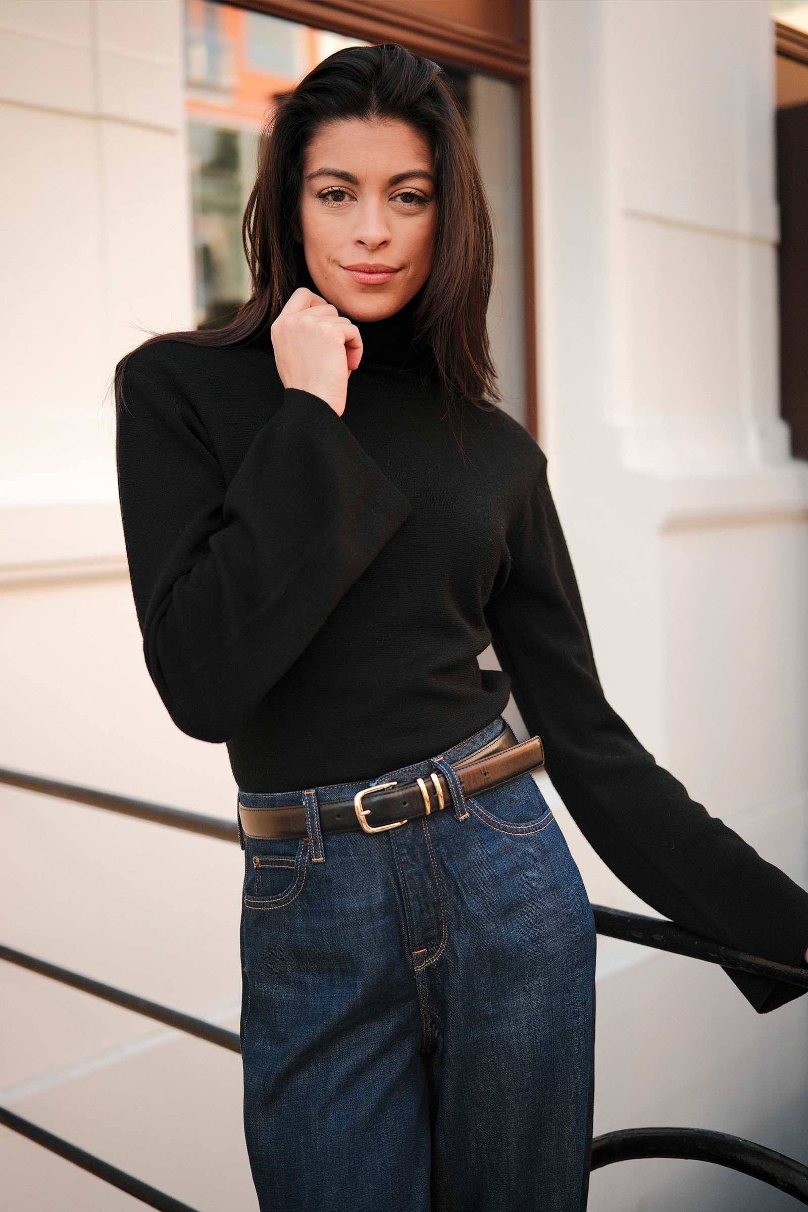 Poneh Merino Sweater, Black - Bilde 3