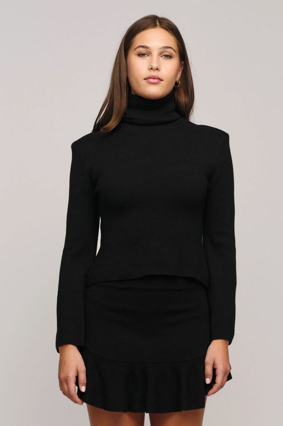 Poneh Merino Sweater, Black