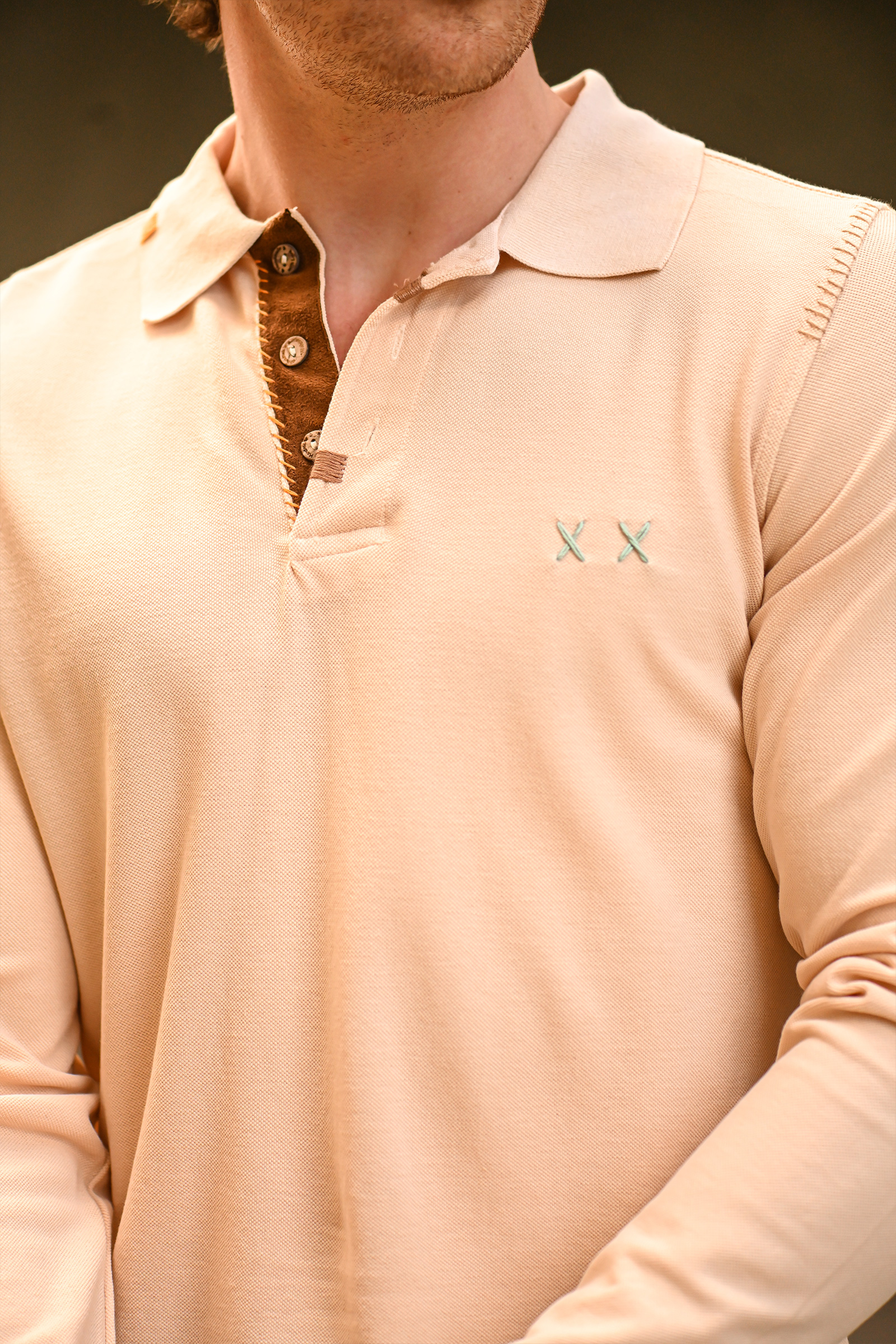 Prepster Polo LS, Ivory - Bilde 5
