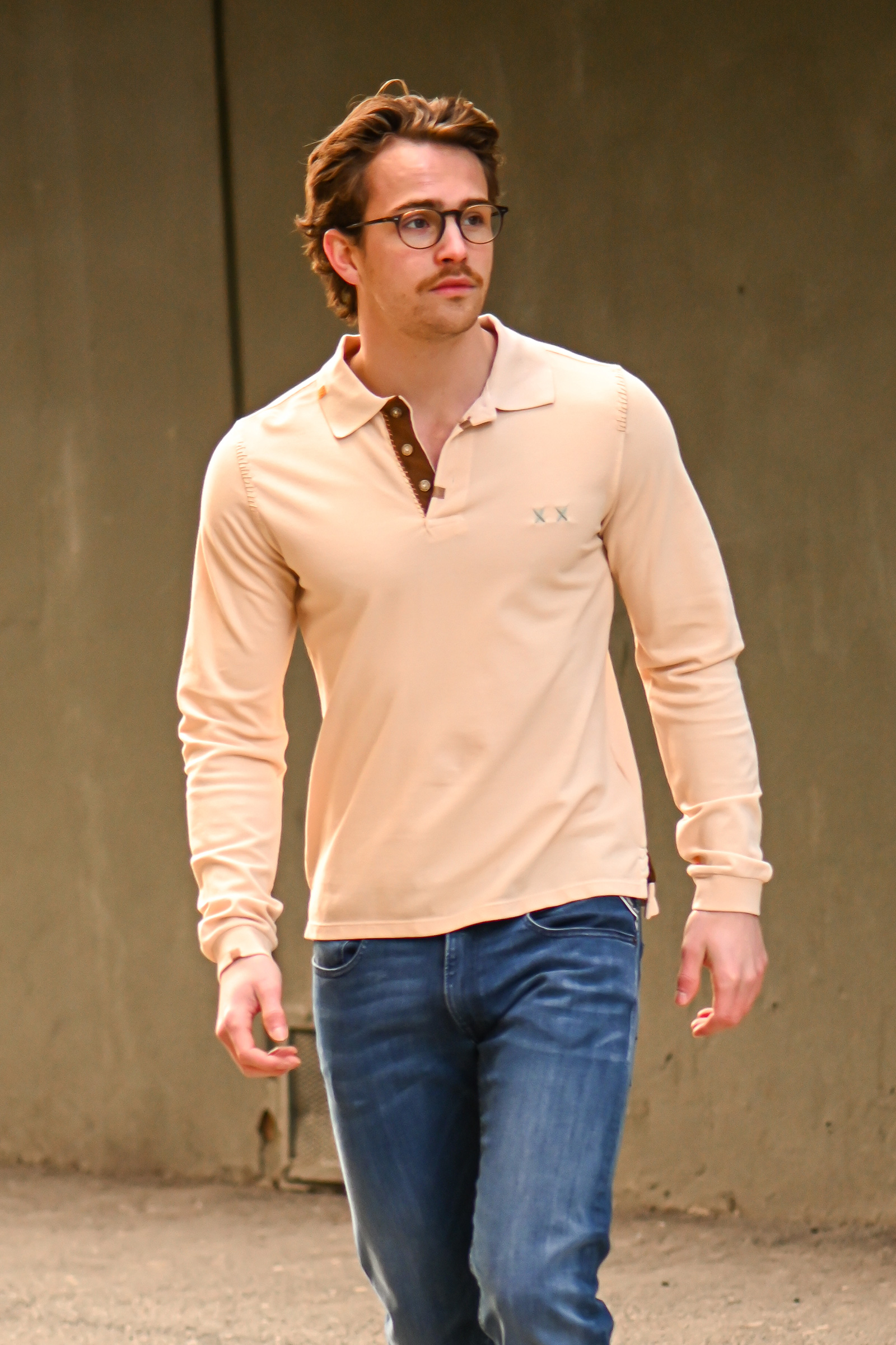 Prepster Polo LS, Ivory