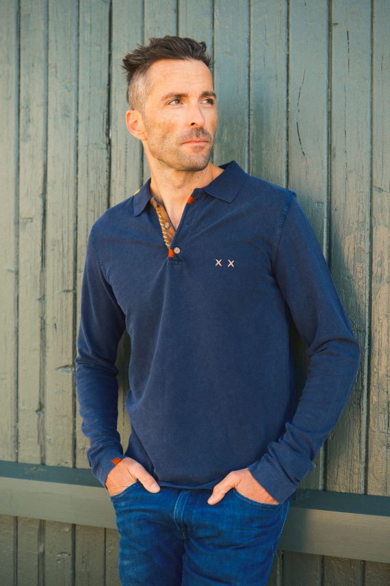 Prepster Polo LS, Navy