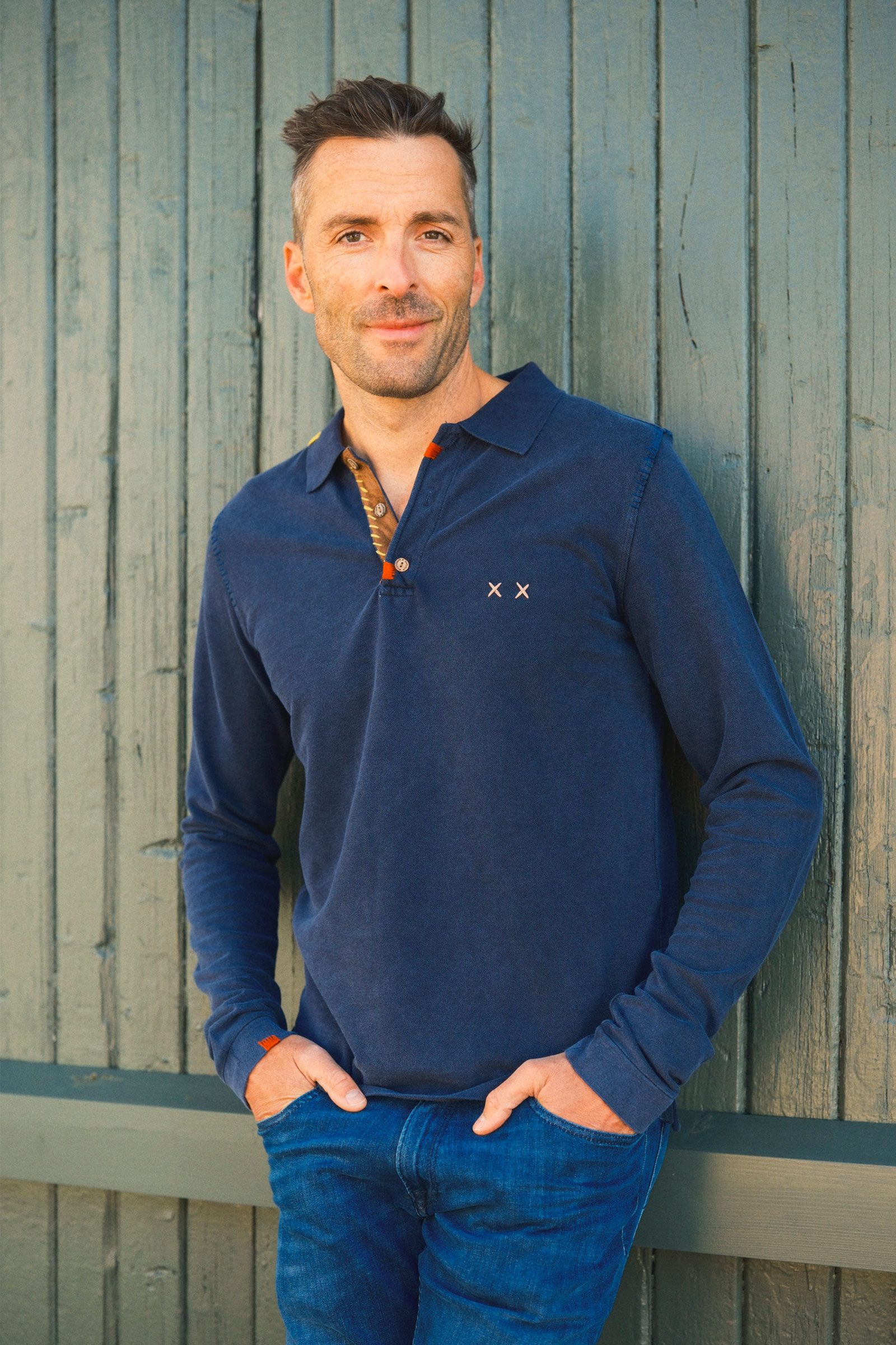 Prepster Polo LS, Navy - Bilde 3