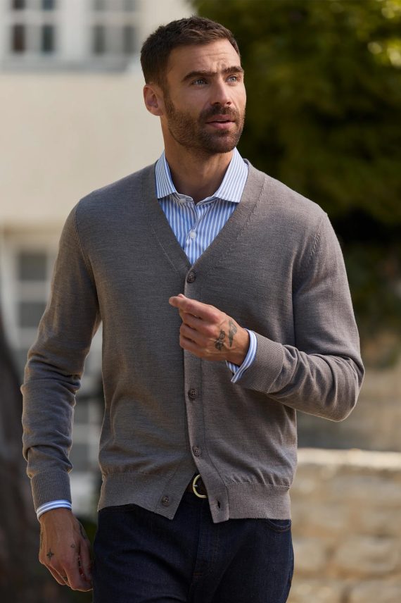 Nelson Cardigan, Beige