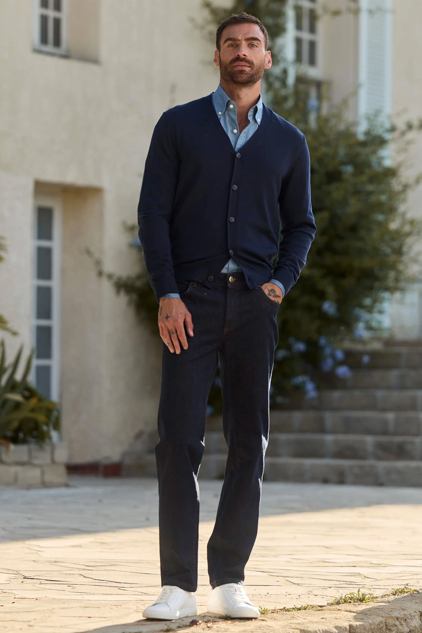 Nelson Cardigan, Navy - Bilde 2