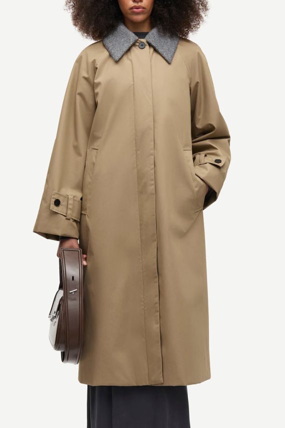 Saalmys Coat, Lead Gray