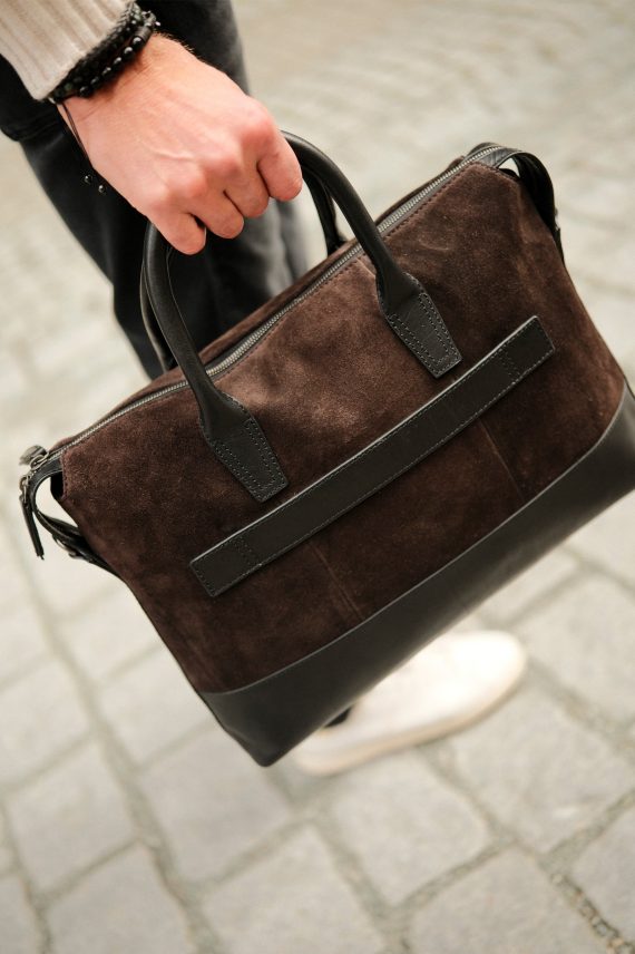 Taylor Computer Bag, Mørk Brun