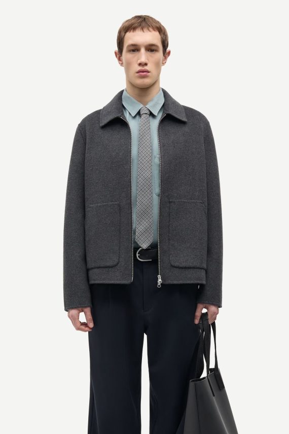 Sapaulo Jacket, Dark Grey Melange