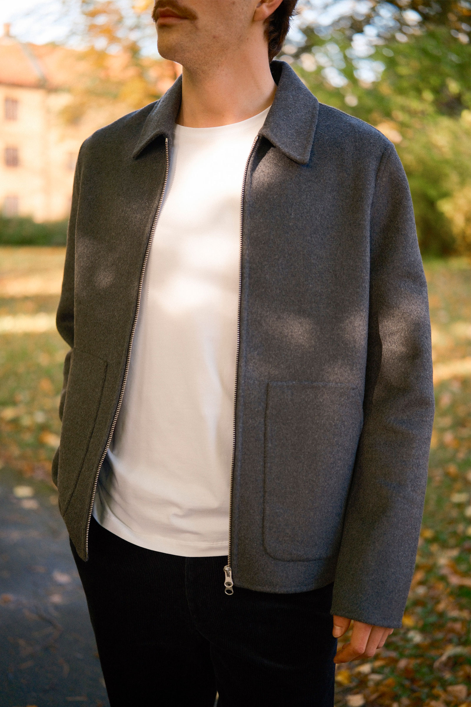 Sapaulo Jacket, Dark Grey Melange - Bilde 4