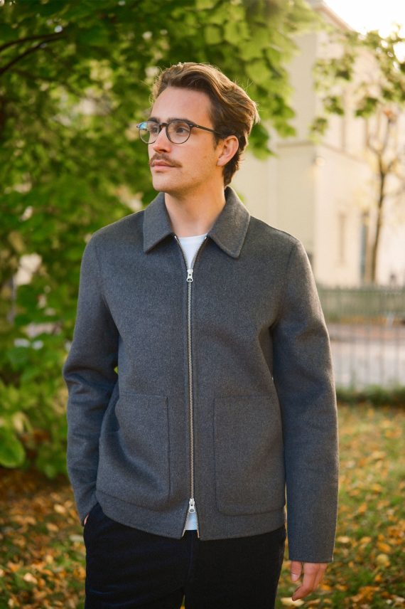 Sapaulo Jacket, Dark Grey Melange