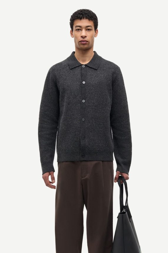 Sarichard Cardigan 15561, Dark Grey Mel.