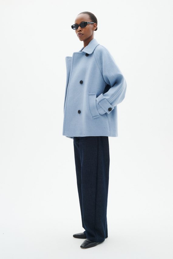 Thora Minona Coat, Bel Air Blue