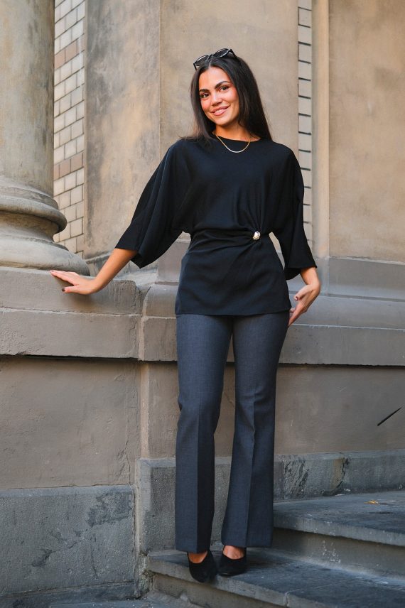 Zilla Blouse, Black