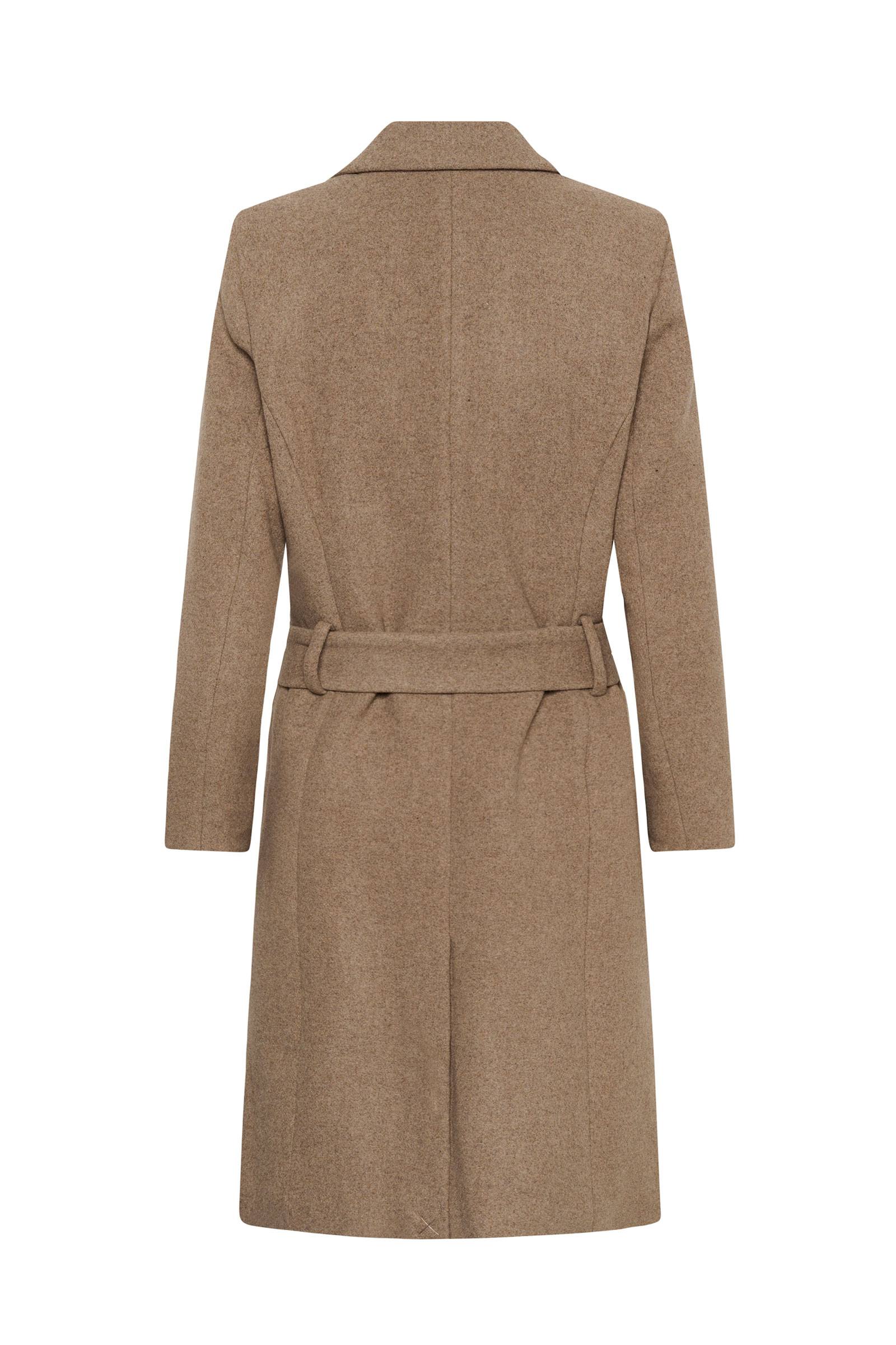 Zorah IW Classic Coat, Sandy Grey Melange - Bilde 2