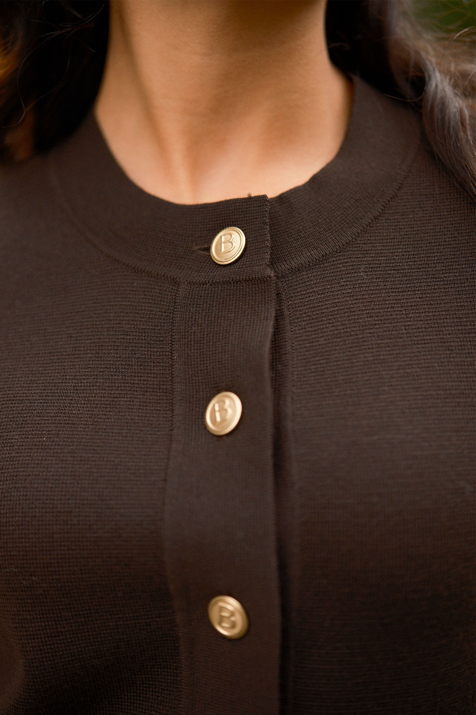 Aria Cardigan, Mørk Brun - Bilde 3