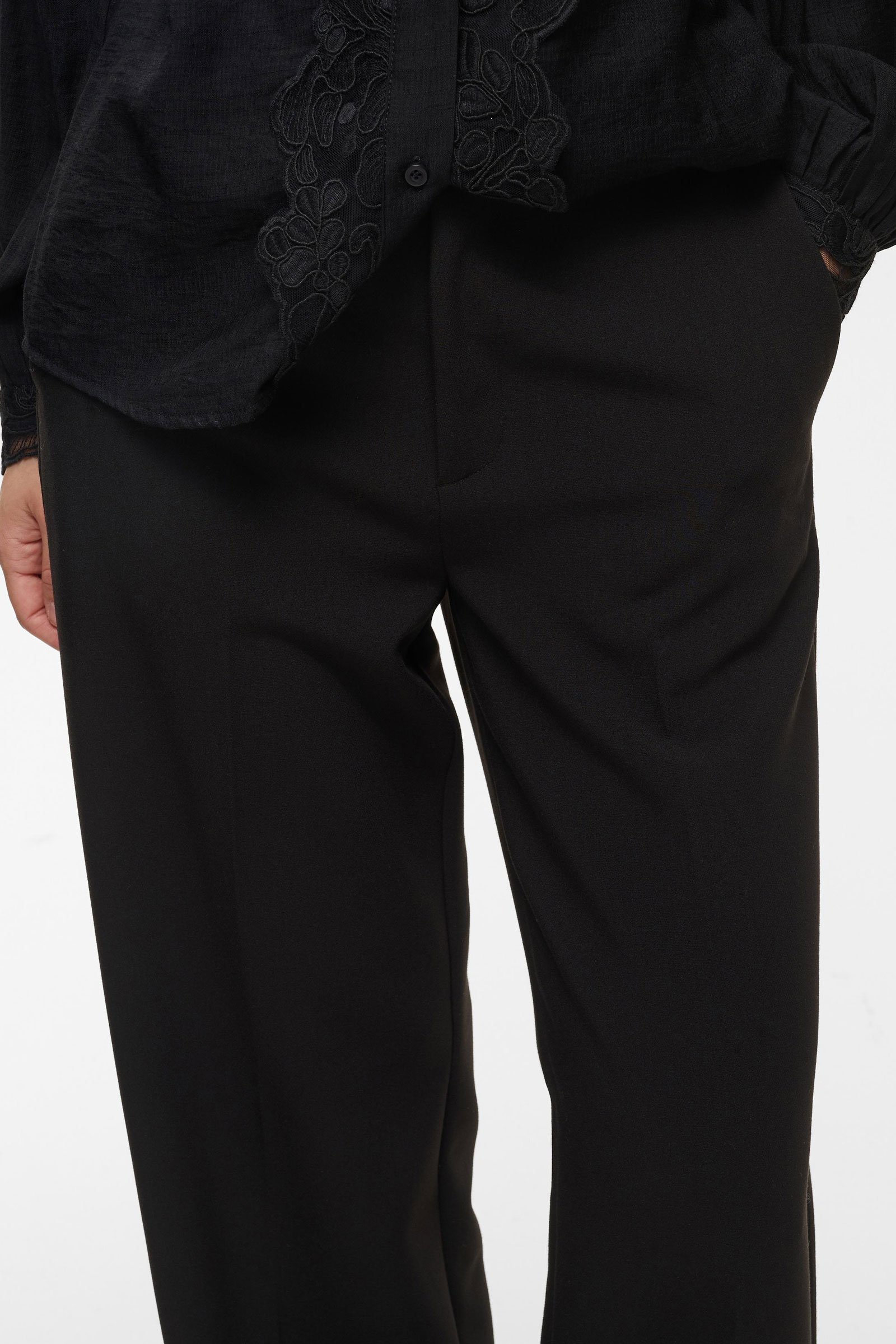Cassie IW Straight Pants, Black - Bilde 5