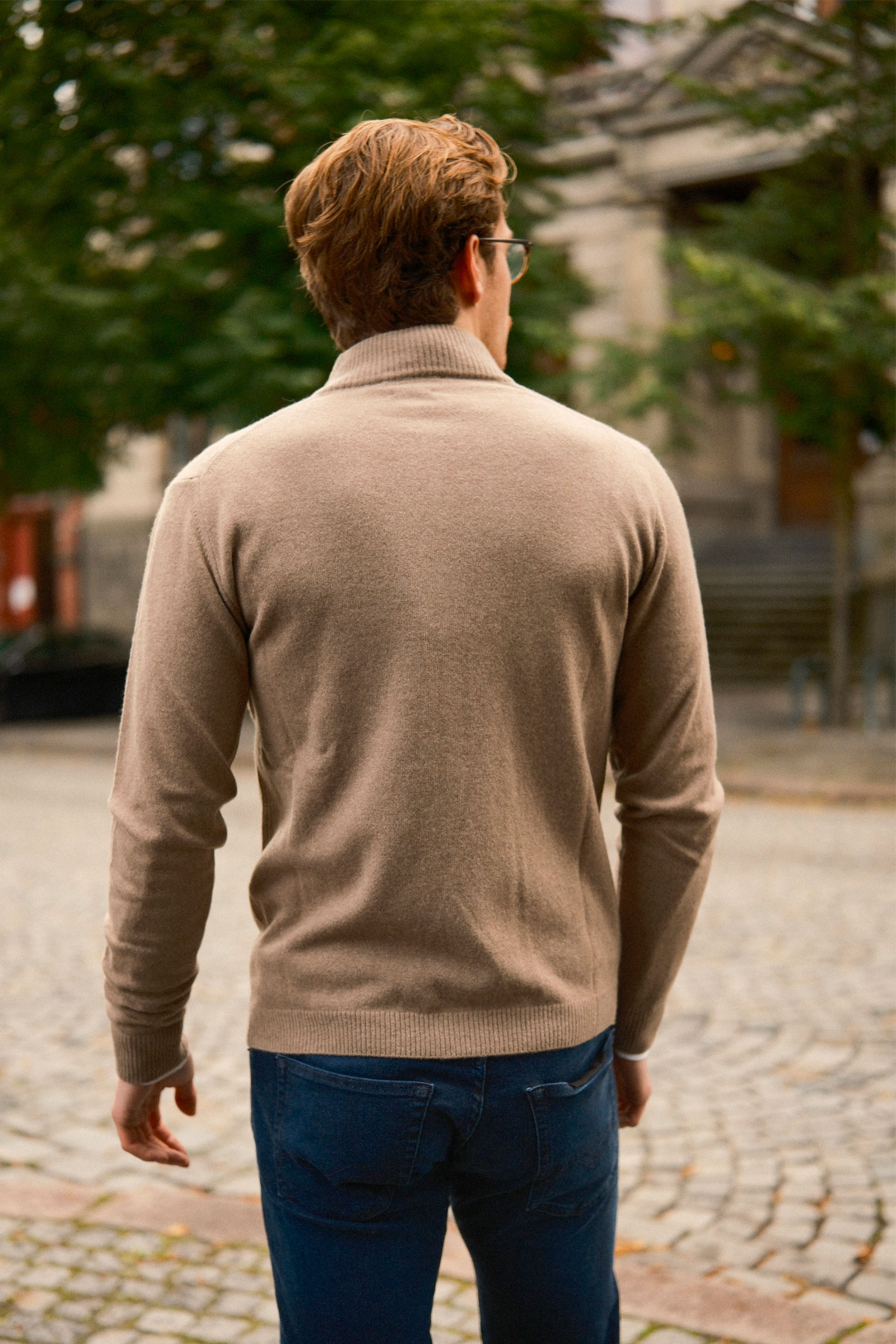 Giacca Zip, Brun - Bilde 9