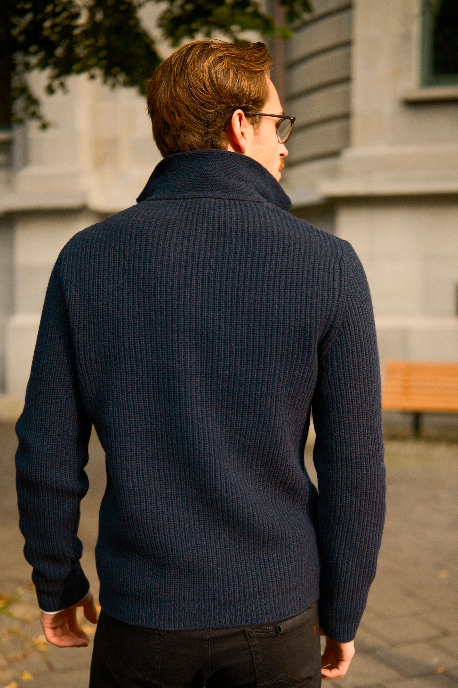 Polo Zip, Mørk Blå - Bilde 5