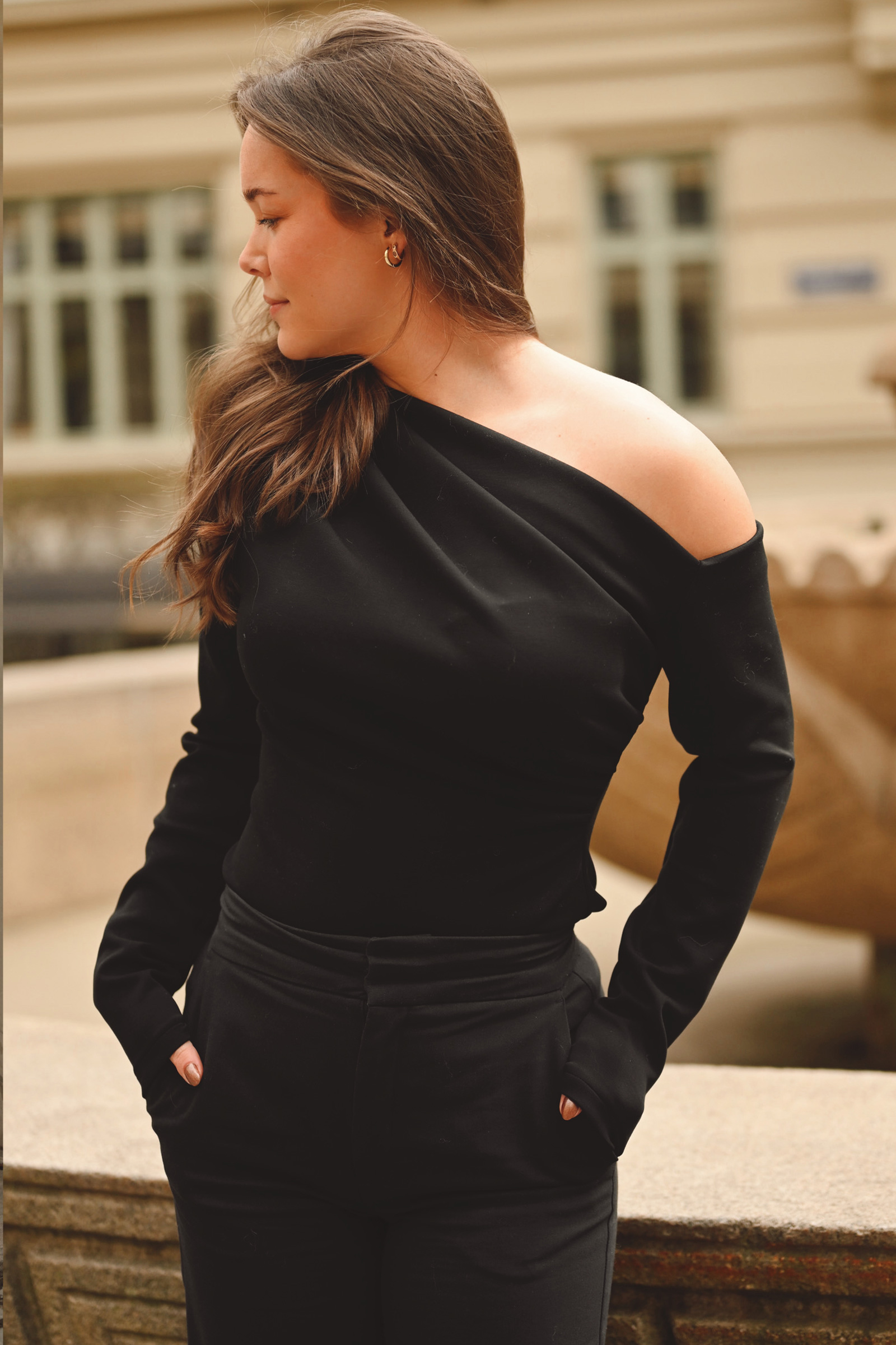 Dorothy LS Top, Black - Bilde 6
