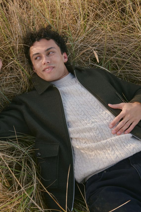 Edward Sweater, Cream Melange