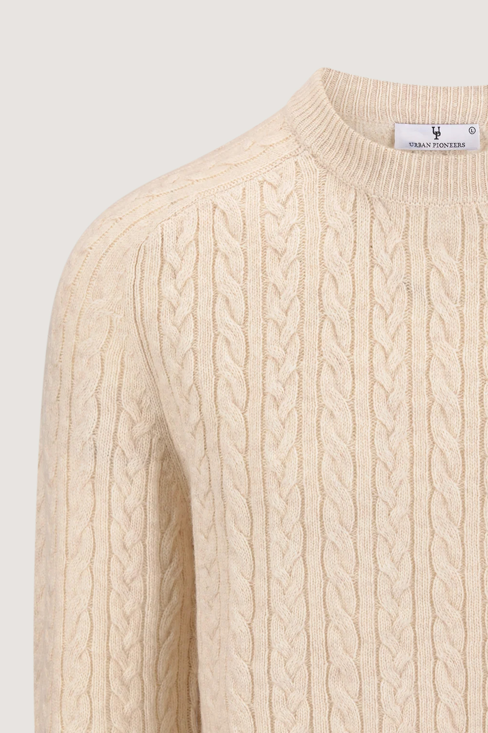 Edward Sweater, Cream Melange - Bilde 2