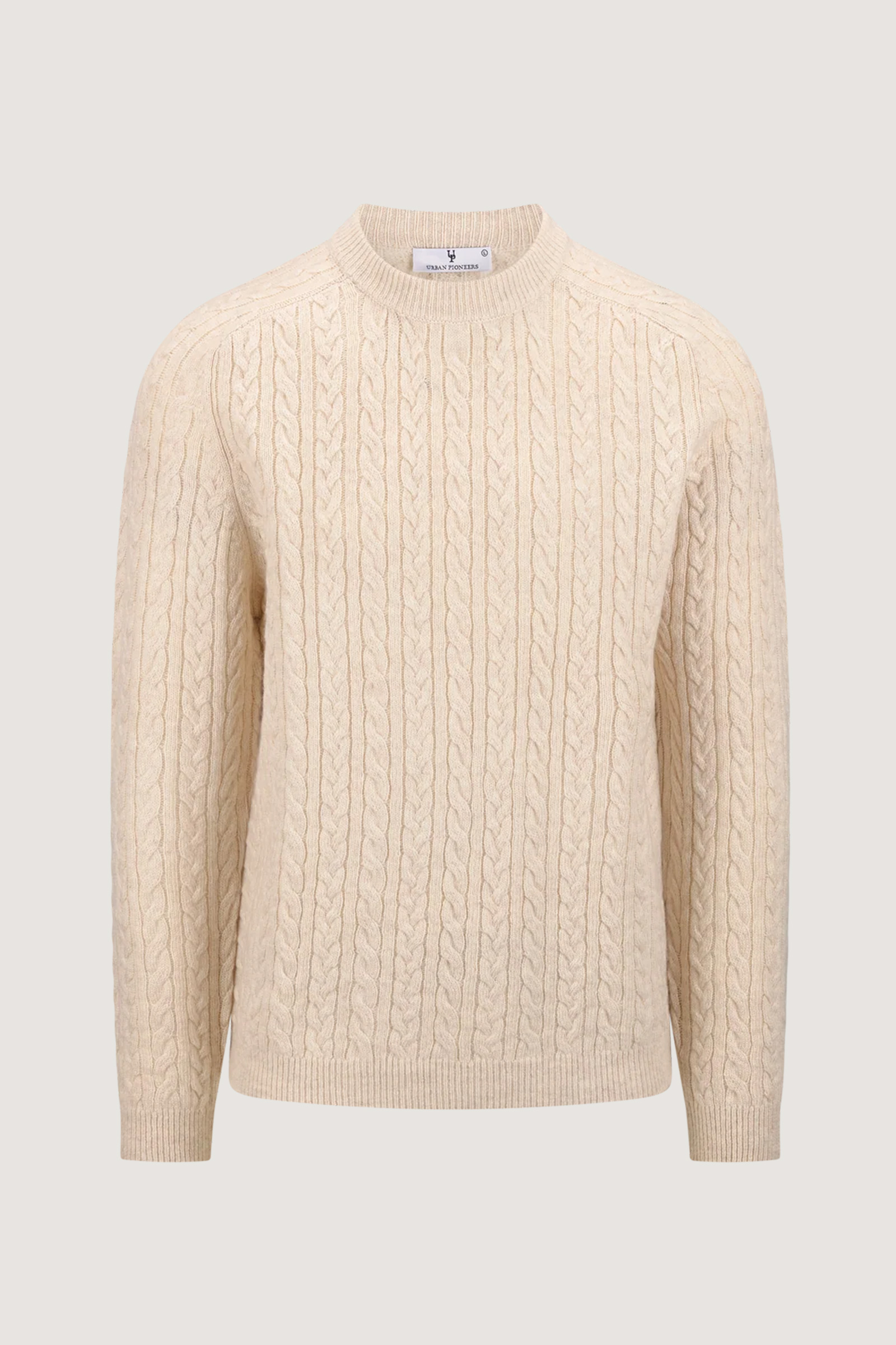 Edward Sweater, Cream Melange - Bilde 3