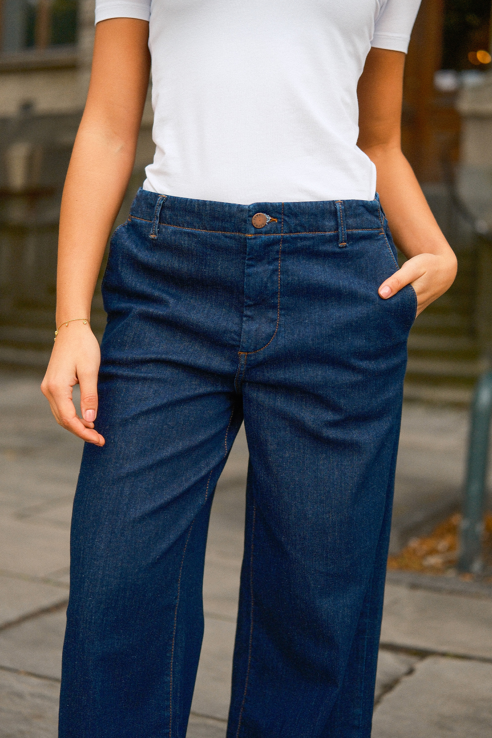 EricaFV 420, Dark Rinse Denim - Bilde 5
