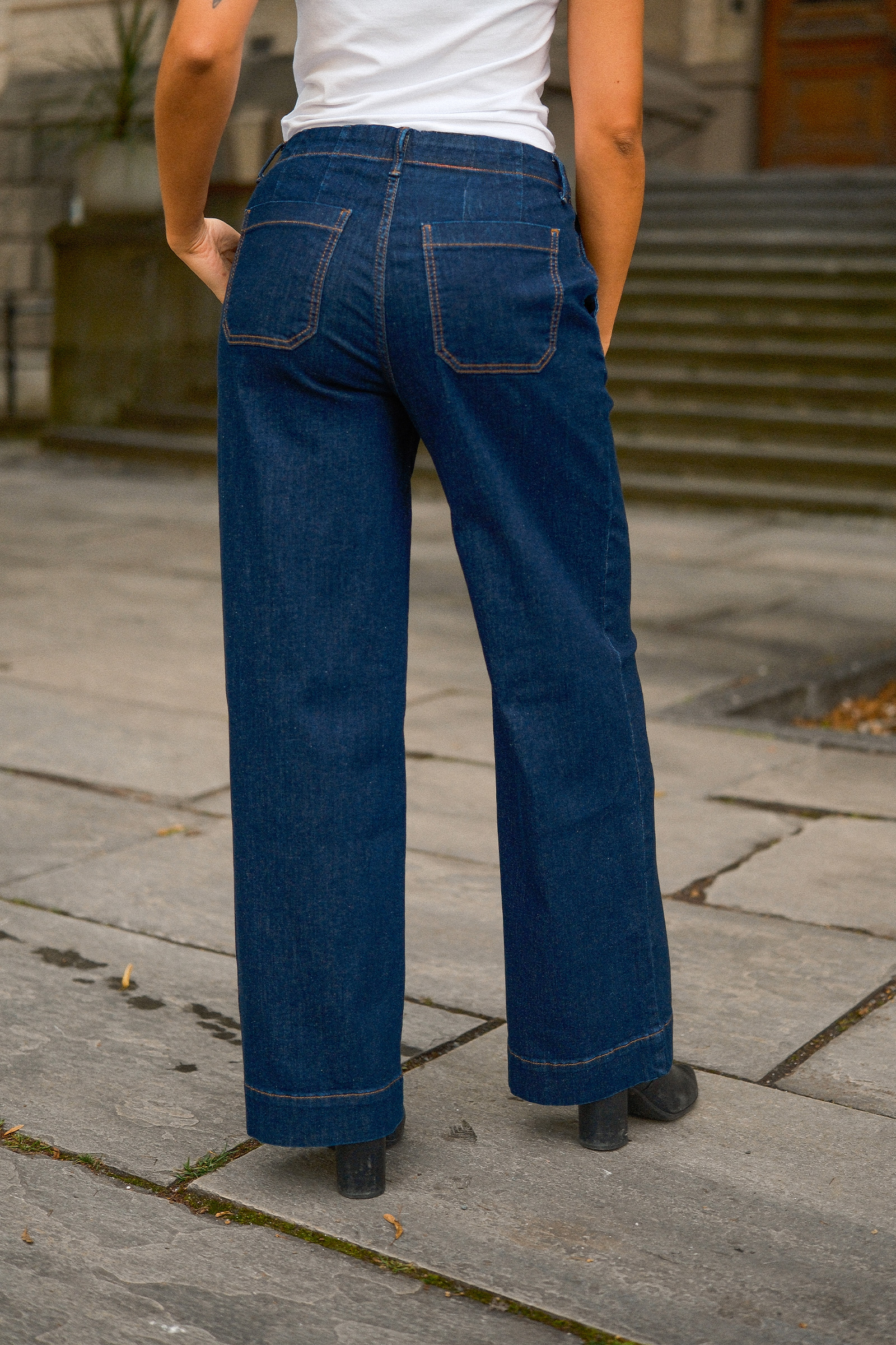 EricaFV 420, Dark Rinse Denim - Bilde 4