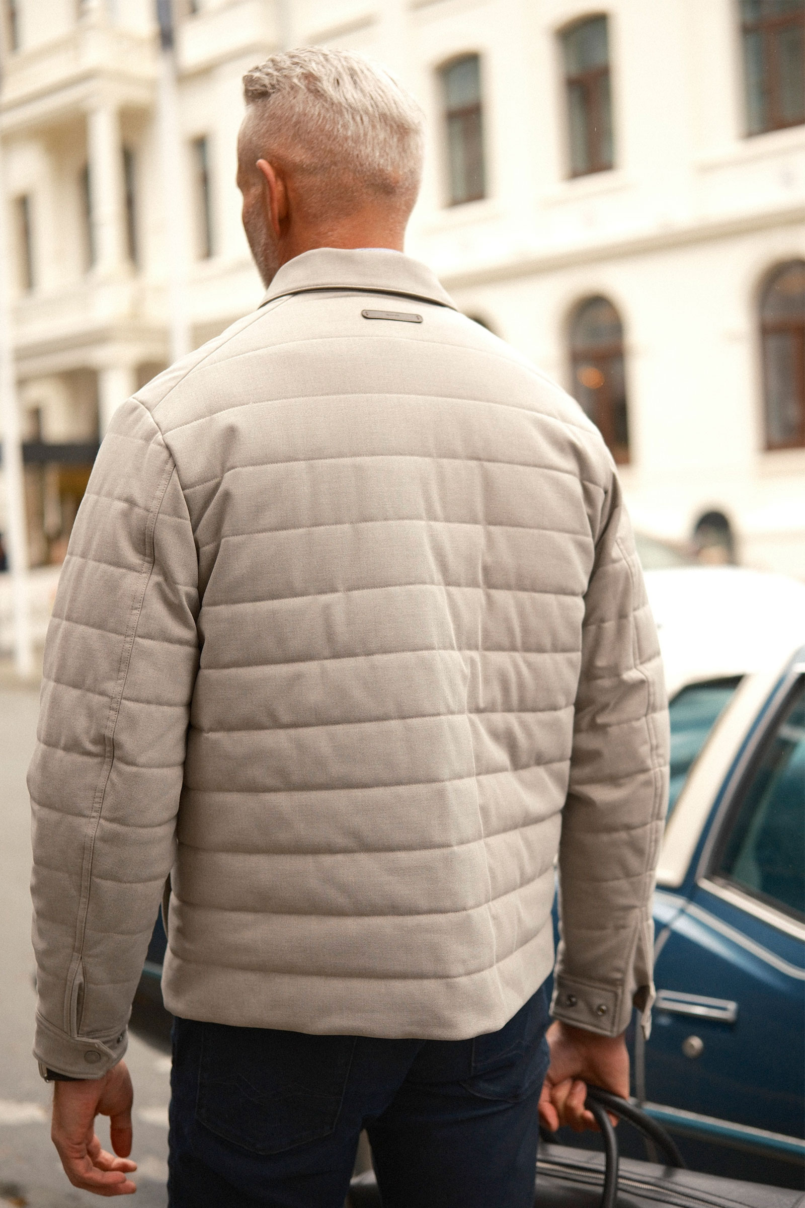 Insulated Flannel Jacket, Mist Taupe - Bilde 11