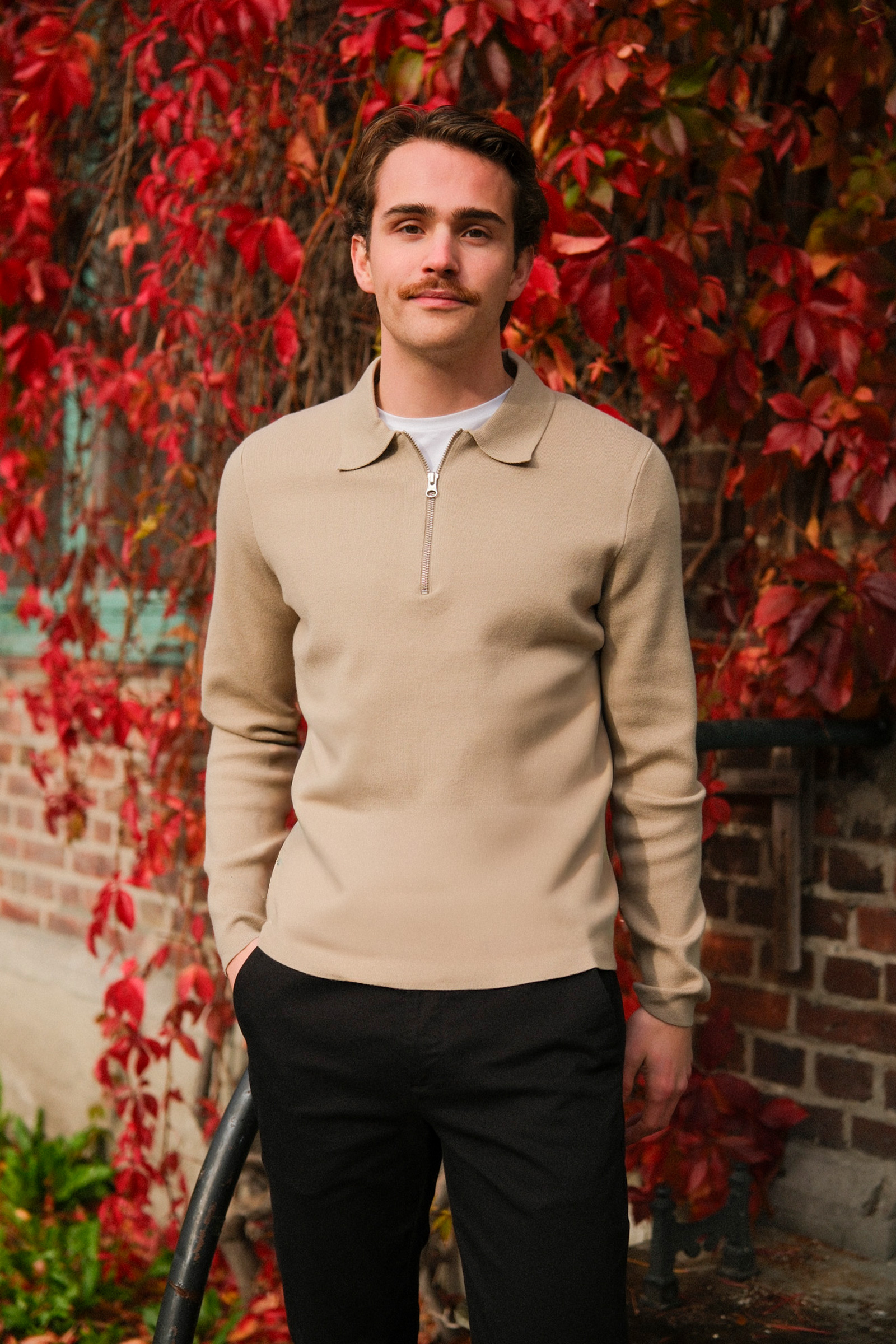 Guna Half Zip 10490, Pure Cashmere