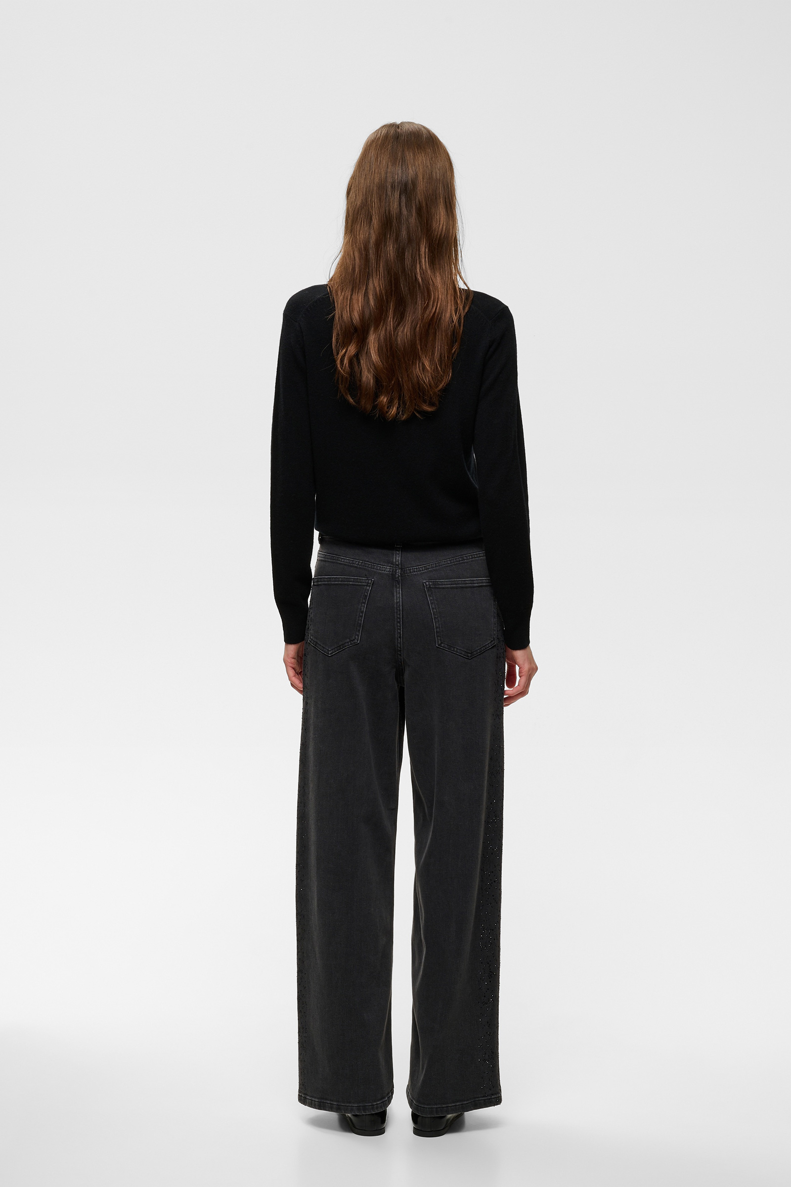 JunaIW Jeans, Dark Grey - Bilde 4
