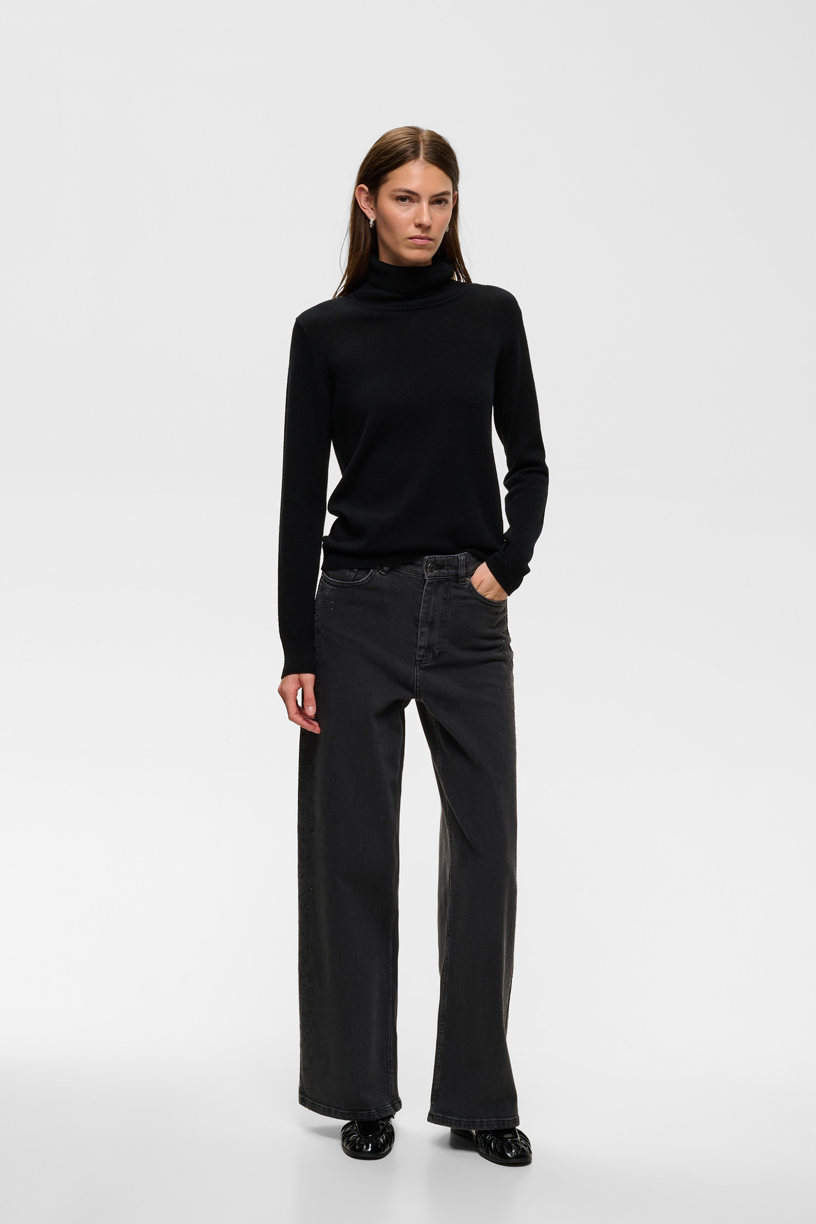 JunaIW Jeans, Dark Grey