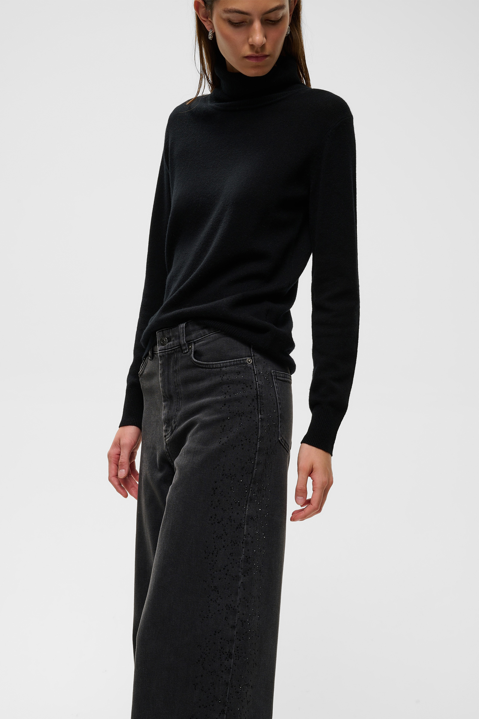 JunaIW Jeans, Dark Grey - Bilde 5